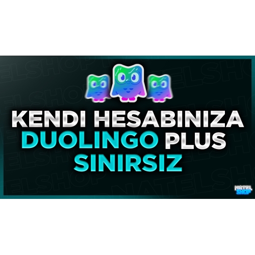  Duolingo Plus Sınırsız + GARANTİ